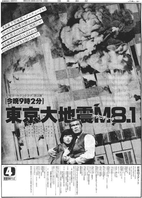 Tokyo Earthquake Magnitude 8.1 (1980) poster