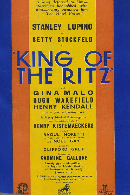 King of the Ritz (1933) poster