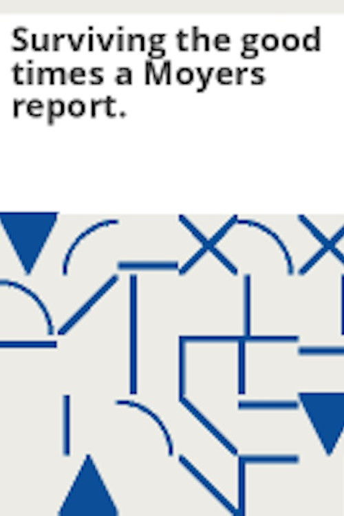 Surviving the Good Times (2000) poster