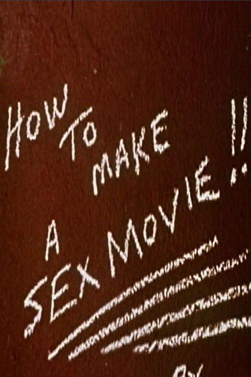 How to Make a Sex Movie (1971) poster