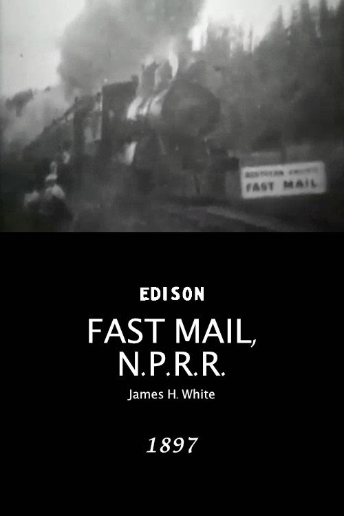 Fast mail, Northern Pacific Railroad (1897) poster
