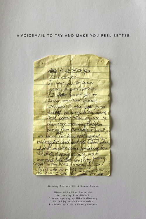 A Voicemail to Try and Make You Feel Better (2020) poster