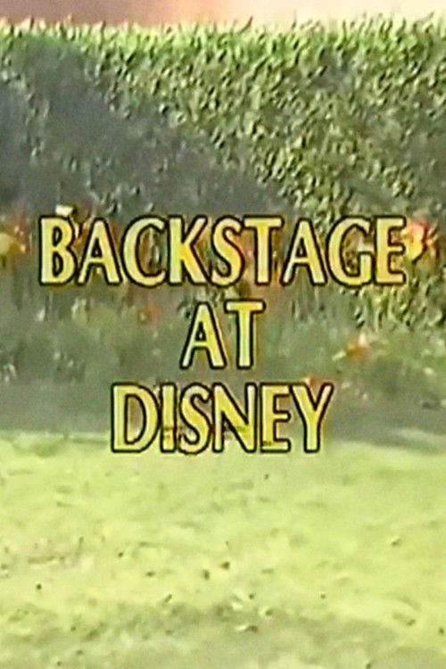 Backstage at Disney (1983) poster