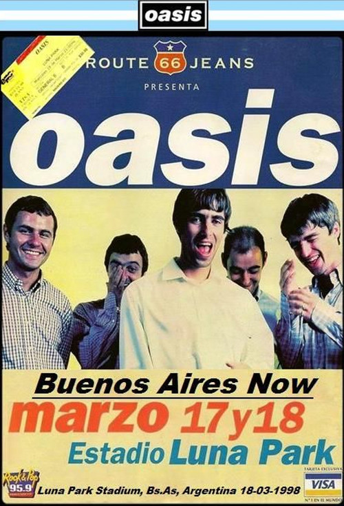 Oasis: Live at Luna Park (1998) poster