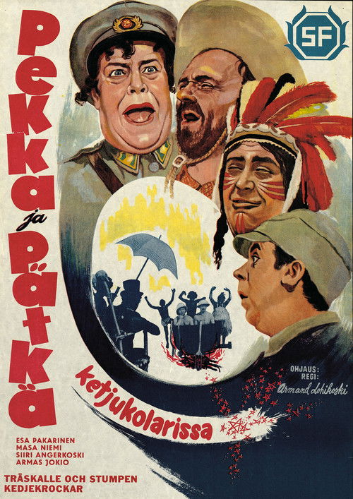 Pekka ja Pätkä ketjukolarissa (1957) poster