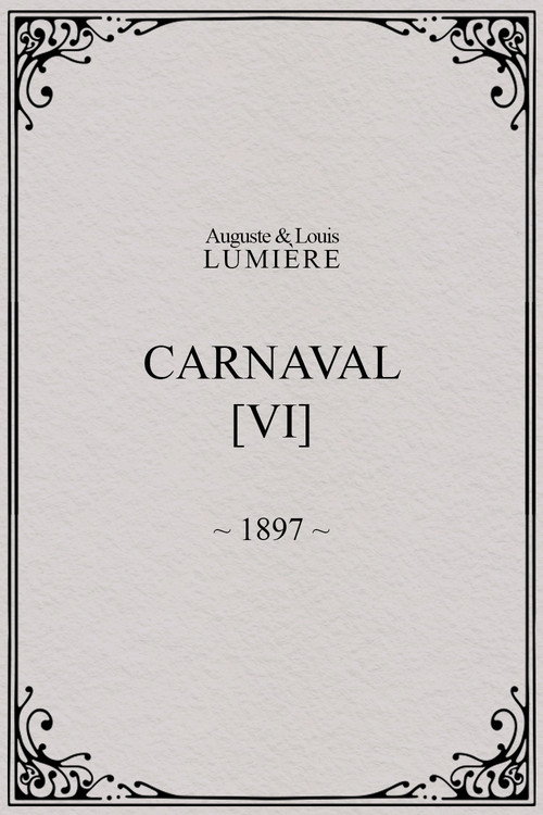 Carnaval, [VI] (1897) poster
