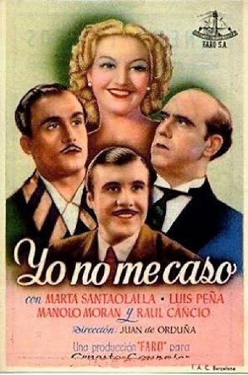 Yo no me caso (1944) poster