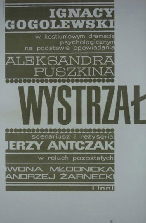 Wystrzał (1966) poster