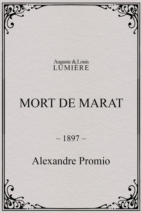 Death of Marat (1897) poster