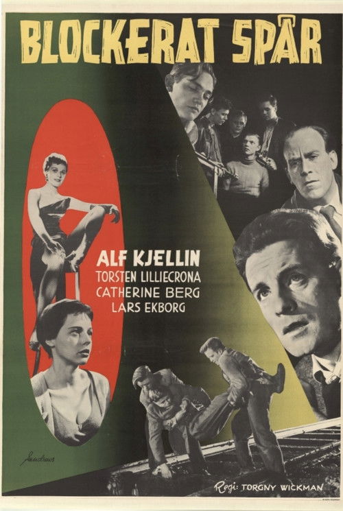 Blocked track (1955) poster