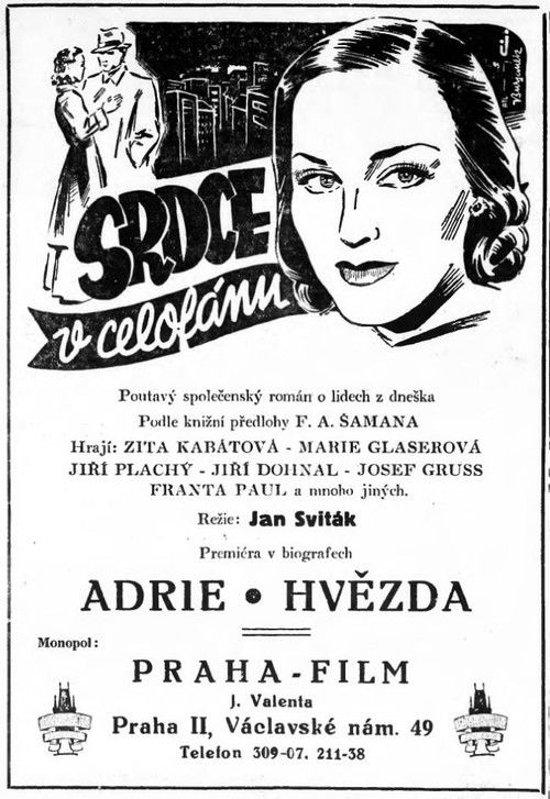 Srdce v celofánu (1940) poster