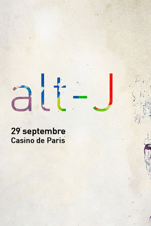 Alt-J, Casino de Paris (2014) poster