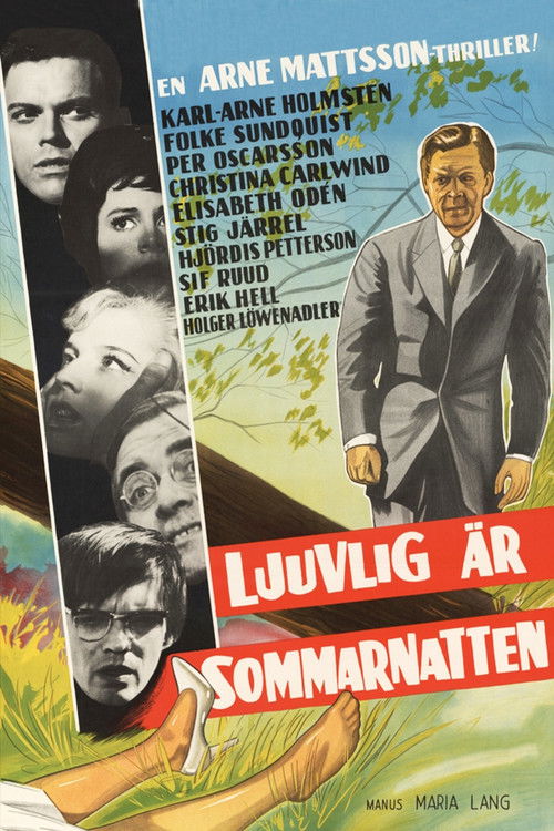 Ljuvlig är sommarnatten (1961) poster