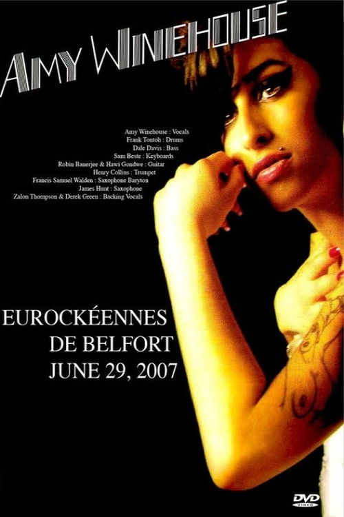 Amy Winehouse - Live at Les Eurockeennes de Belfort (2007) poster