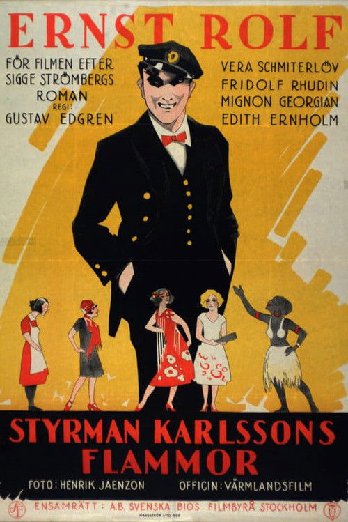 Styrman Karlssons flammor (1925) poster