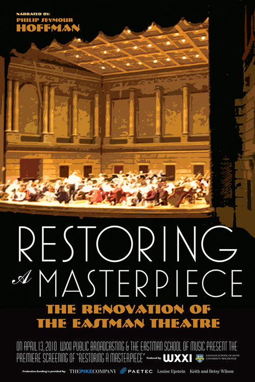 Restoring a Masterpiece: The Renovation of Eastman Theatre (2010) poster