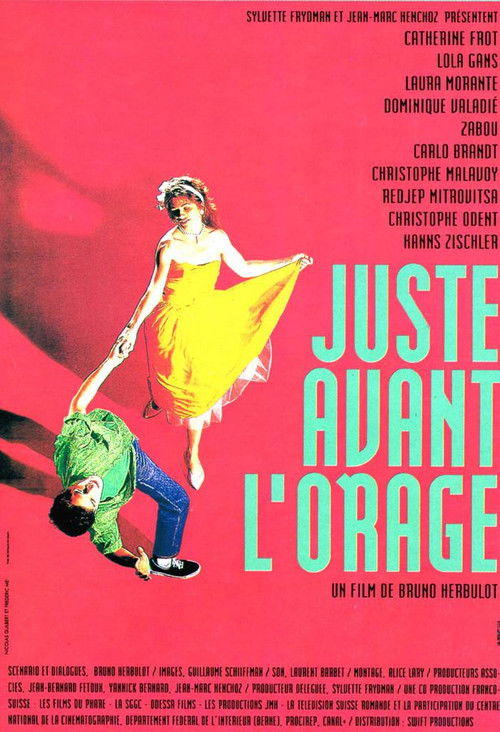 Juste avant l'orage (1993) poster
