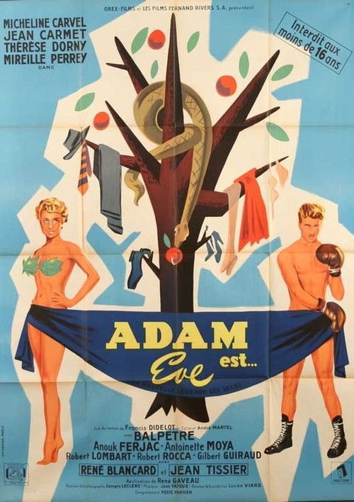 Adam est... Ève (1954) poster