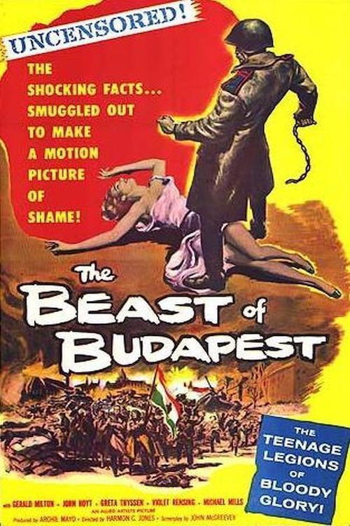 The Beast of Budapest (1958) poster