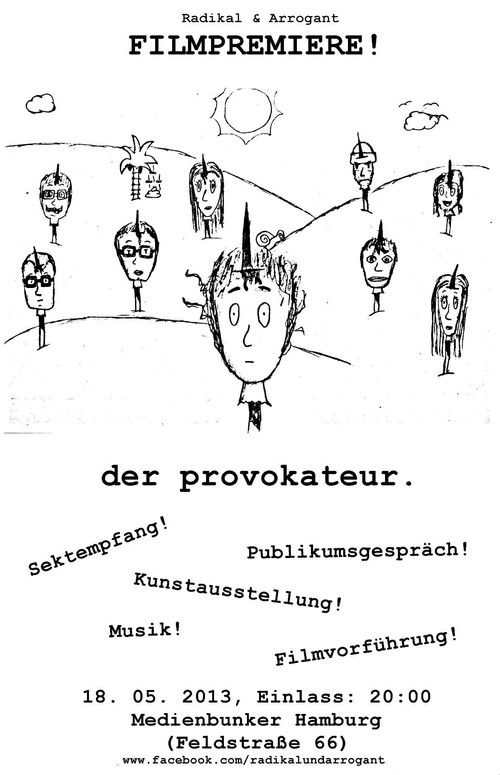 der provokateur. (2013) poster