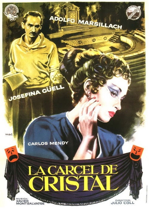 La cárcel de cristal (1957) poster