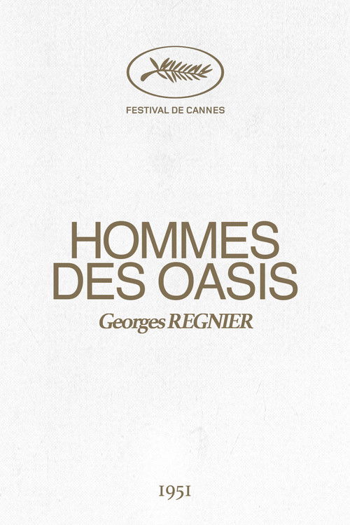 Hommes Des Oasis (1951) poster