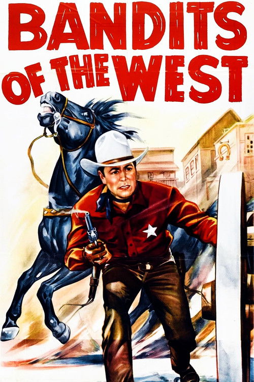 Bandits of the West (1953) poster
