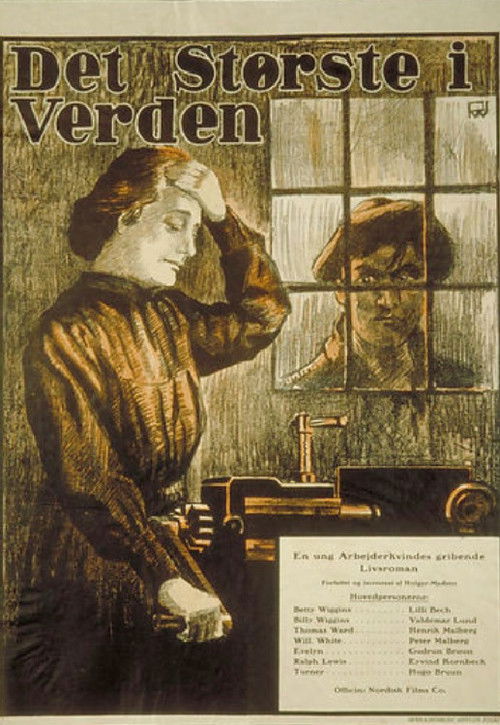 Det Største i Verden (1921) poster