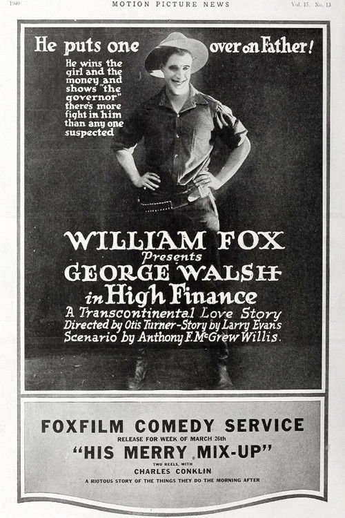 High Finance (1917) poster
