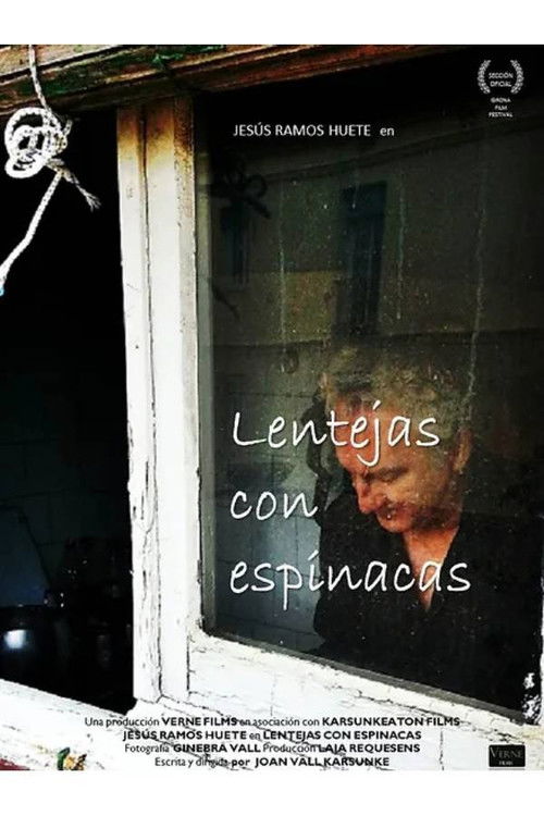 Lentejas con espinacas poster