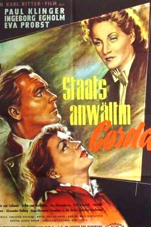Staatsanwältin Corda (1953) poster