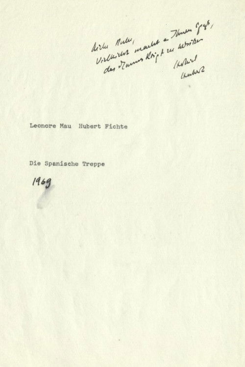 Die Spanische Treppe (1970) poster