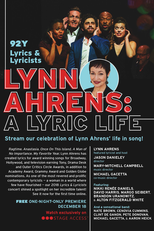 Lynn Ahrens: A Lyric Life (2020) poster