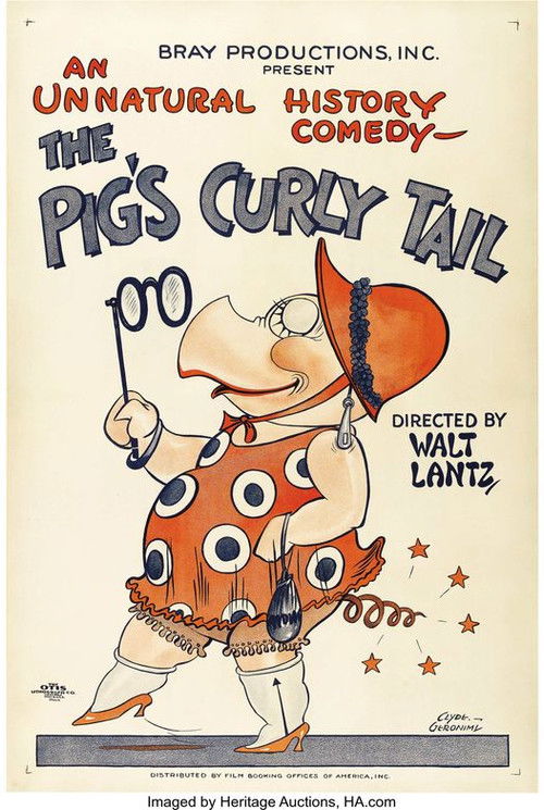The Pig's Curly Tail (1926) poster