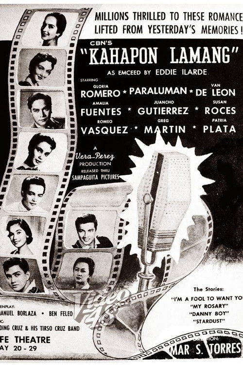 Kahapon Lamang (1959) poster