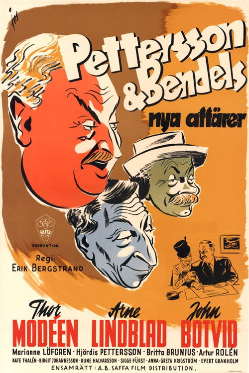 Pettersson & Bendels nya affärer (1945) poster
