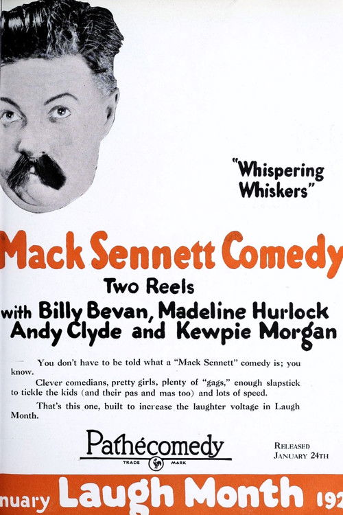 Whispering Whiskers (1926) poster