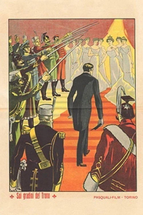 On the Steps of the Throne (1912) poster