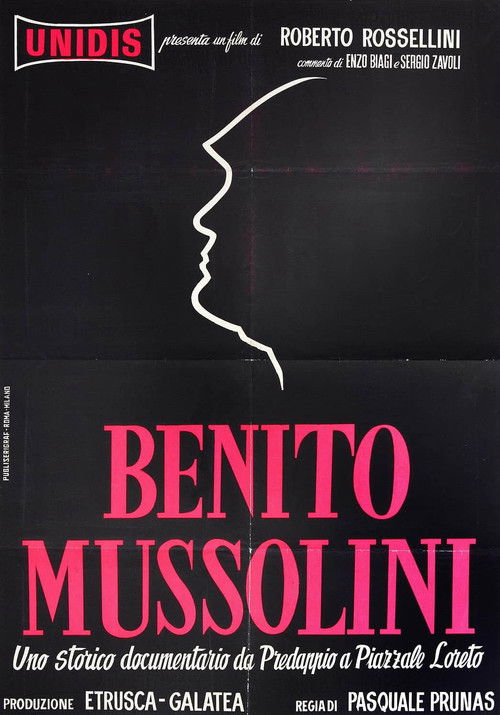 Benito Mussolini (1962) poster