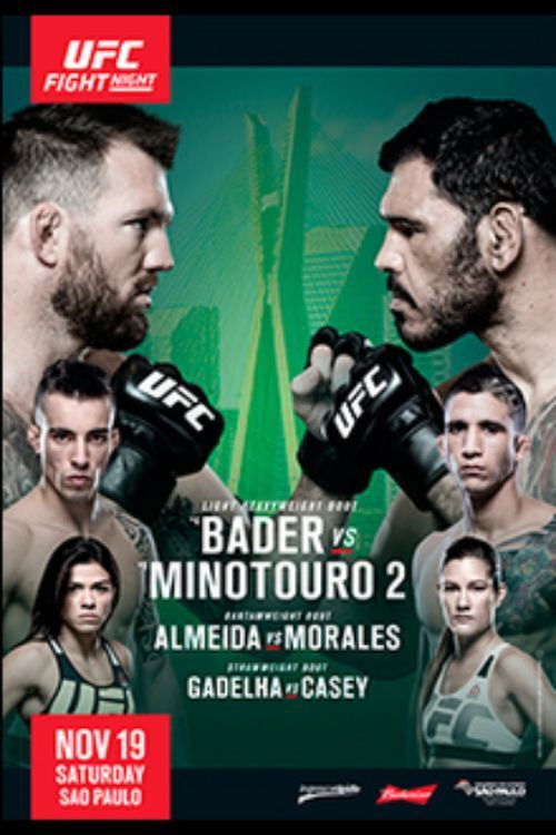 UFC Fight Night 100: Bader vs. Nogueira 2 (2016) poster