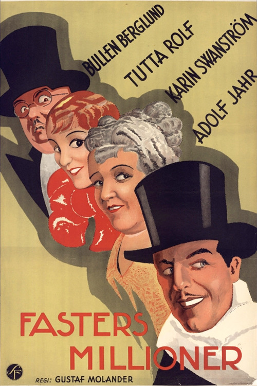 Fasters millioner (1934) poster