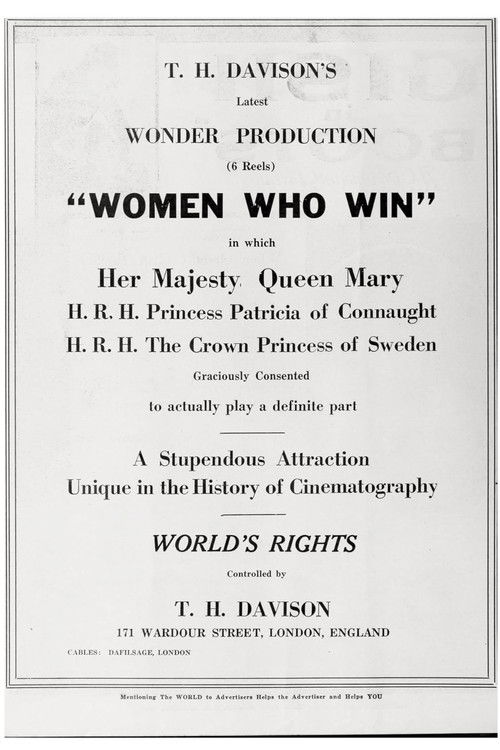 Women Who Win (1919) poster