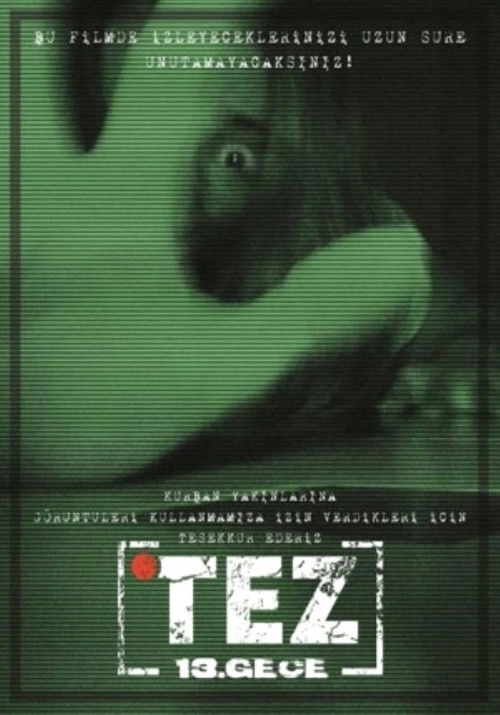 Tez 13. Gece (2019) poster