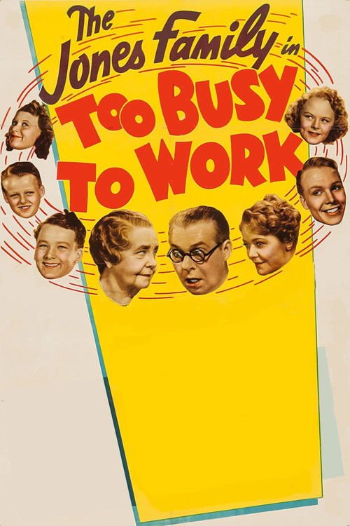 Too Busy to Work (1939) poster
