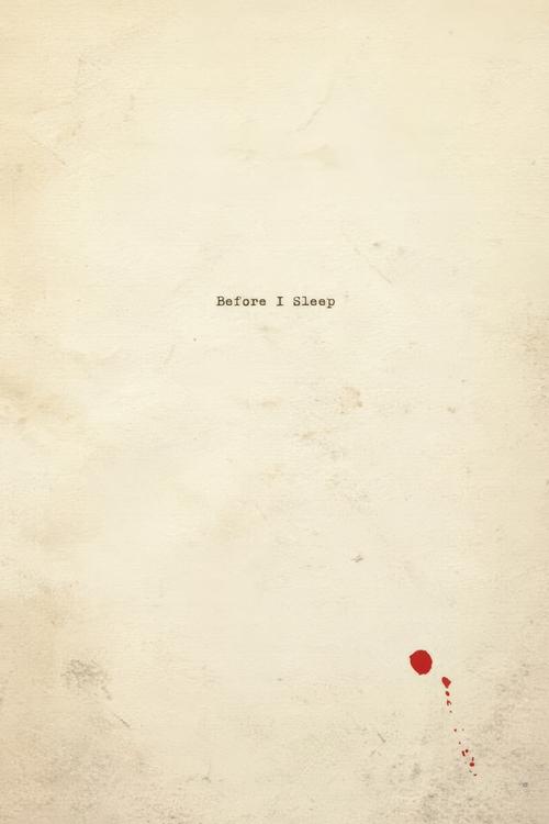 Before I Sleep (2013) poster