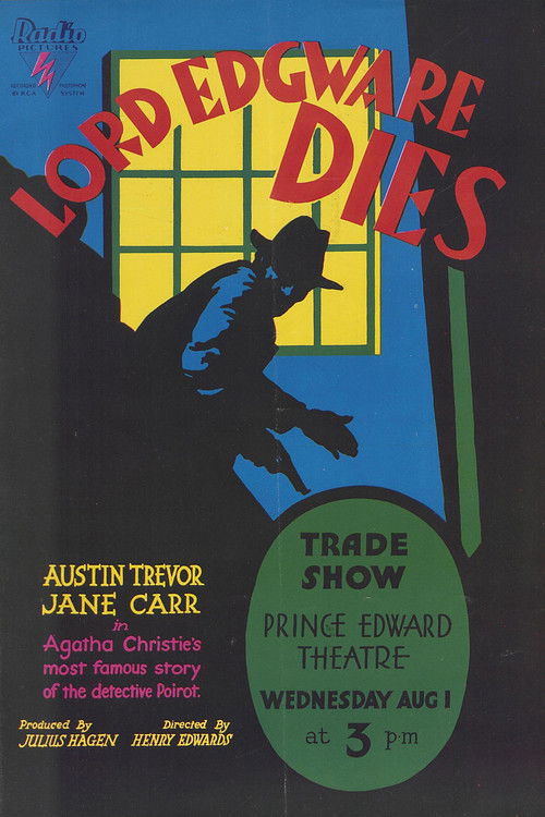 Lord Edgware Dies (1934) poster