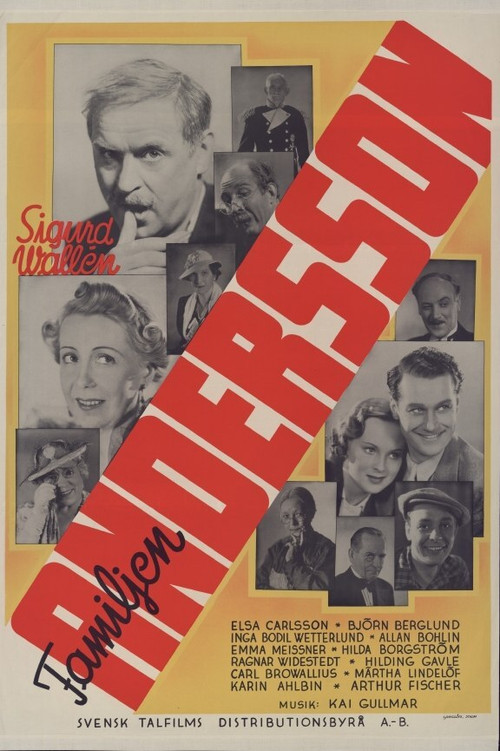 Familjen Andersson (1937) poster