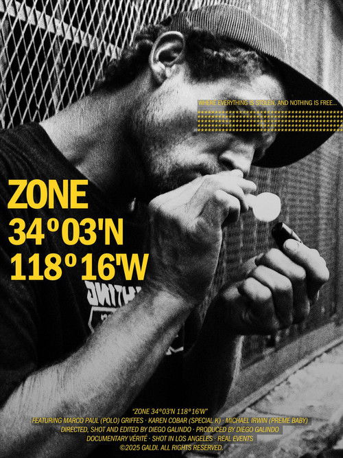 ZONE 34º03'N 118º16'W (2025) poster