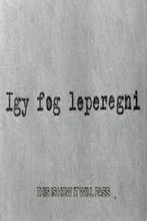 This Is How It Will Run (1970) poster