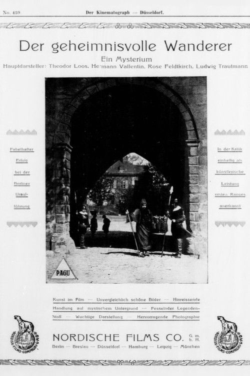 Der geheimnisvolle Wanderer (1915) poster